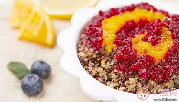 宝宝|给宝宝辅食加点谷物 甜菜南瓜藜麦饭