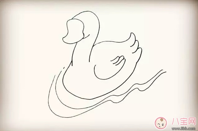 简笔画|教宝宝简笔画小鹅 小鹅简笔画