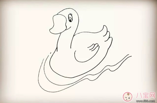 简笔画|教宝宝简笔画小鹅 小鹅简笔画