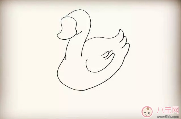 简笔画|教宝宝简笔画小鹅 小鹅简笔画