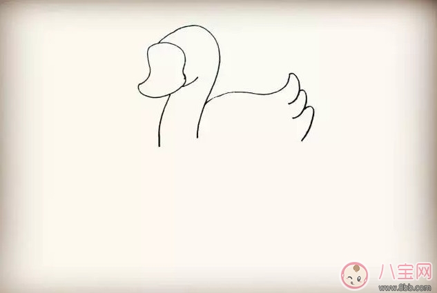 简笔画|教宝宝简笔画小鹅 小鹅简笔画