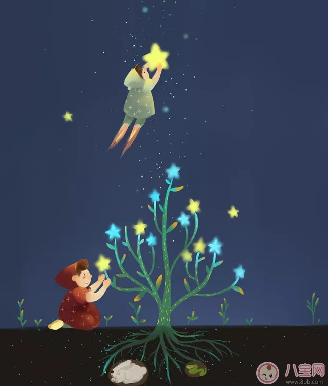 灯笼|胎教故事睡前故事 星星灯笼