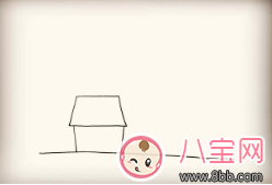 简笔画|宝宝简笔画彩虹屋这样画景色系列彩虹屋