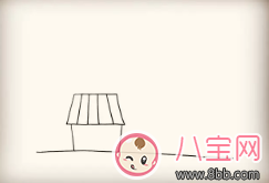 简笔画|宝宝简笔画彩虹屋这样画景色系列彩虹屋