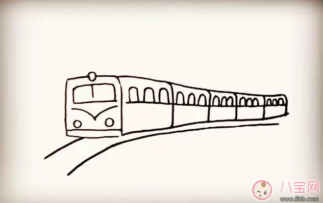 火车|儿童简笔画 小火车简笔画