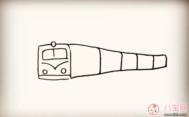 火车|儿童简笔画 小火车简笔画