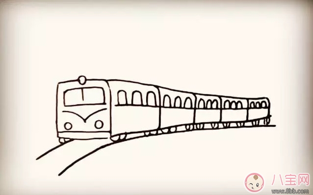 火车|儿童简笔画 小火车简笔画