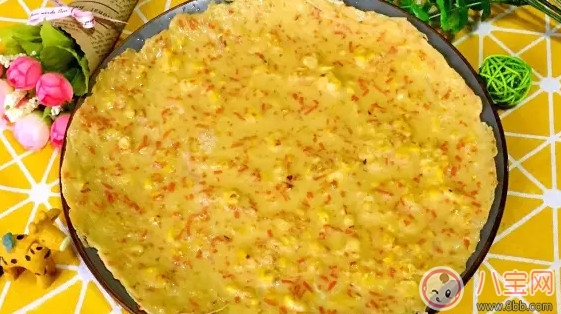 鸡蛋|宝宝黄金营养早餐 玉米胡萝卜鸡蛋饼