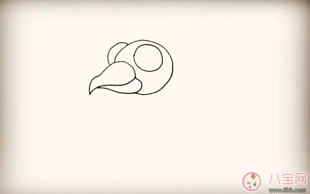 简笔画|宝宝简笔画简单画出大公鸡