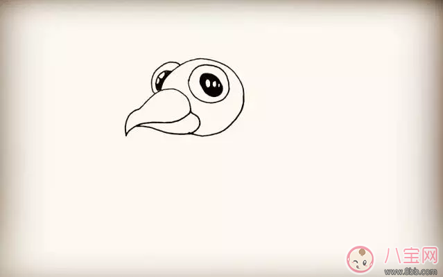 简笔画|宝宝简笔画简单画出大公鸡