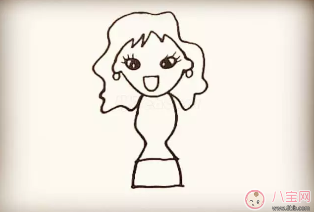 简笔画|简单两笔画出妈妈 妈妈简笔画教学