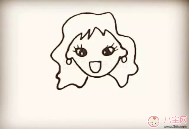 简笔画|简单两笔画出妈妈 妈妈简笔画教学