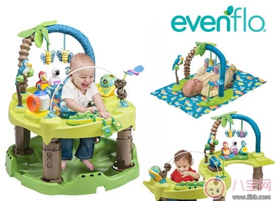 费雪|妈妈必备的带娃神器 费雪健身架游戏桌(外国人都在用的带娃神器)