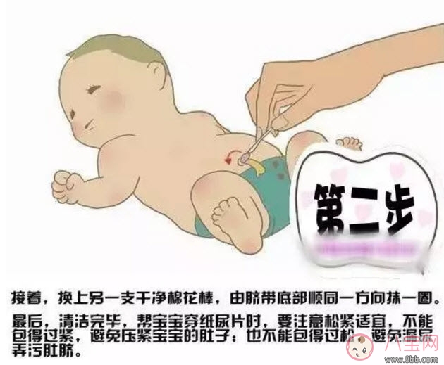 脐带|新生儿脐带消毒用什么 脐带消毒用碘伏好还是酒精(肚脐消毒图解)
