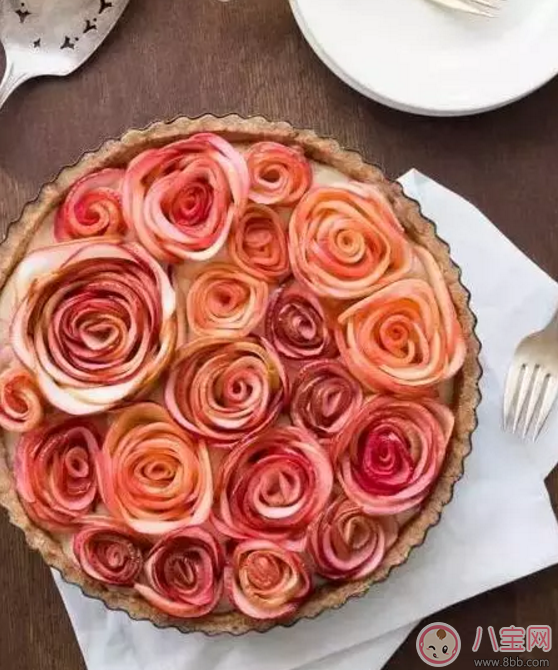 食谱|孕期想吃甜点又怕胖 玫瑰苹果塔好吃不发胖