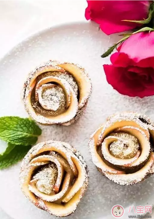 食谱|孕期想吃甜点又怕胖 玫瑰苹果塔好吃不发胖