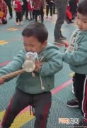幼儿园的孩子不宜拔河