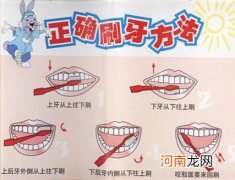 刷牙的正确方法步骤