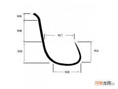鱼钩型号大小对比表