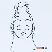 怎么画观音菩萨简笔画