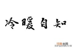 如人饮水冷暖自知什么意思