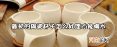 新买的陶瓷杯子怎么处理才能喝水 陶瓷杯子怎么清洗干净
