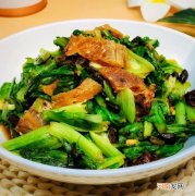 豆豉鲮鱼油麦菜，5块钱炒一盘，鲜香味美更下饭，好吃不腻