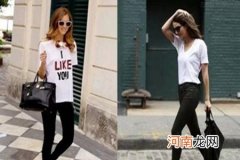t恤怎么搭配好看女生？