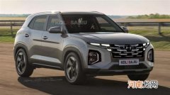 或2022年上市 全新现代iX25假想图曝光