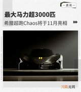 年产20辆明年交付 希腊超跑Chaos将11月亮相