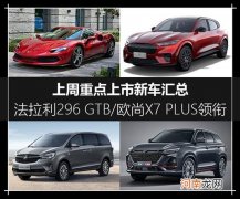 法拉利296 GTB领衔 上周上市新车汇总
