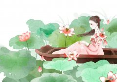 王昌龄的采莲曲古诗 荷叶罗裙一色裁全诗意思