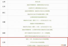 寒假放假时间2022年