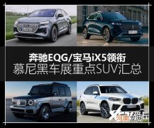 奔驰EQG领衔 慕尼黑车展重磅SUV汇总