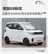 增加GB标志 五菱宏光MINIEV银标版实车发布