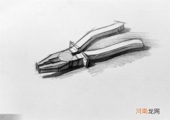 素描钳子的形体
