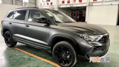 捷达VS7两周年定制版哑光黑色谍照曝光