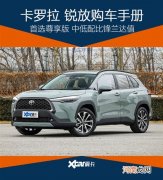 卡罗拉锐放如何选 中低配比锋兰达更值