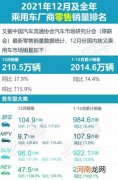 12月销量排行点评：新能源成最大赢家