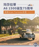 玛莎拉蒂GranTurismo车型A6 1500诞生75周年