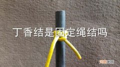 丁香结是固定绳结吗