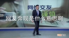 网友奔现是什么意思啊