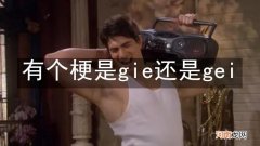 有个梗是gie还是gei