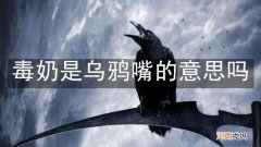 毒奶是乌鸦嘴的意思吗