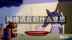 网络语反奶什么意思