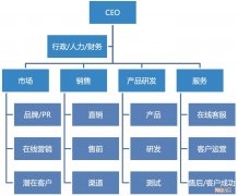 SaaS企业组织架构图 创业团队分工6个角色