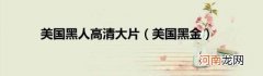 美国黑金 美国黑人高清大片