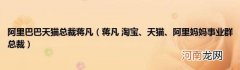 蒋凡淘宝、天猫、阿里妈妈事业群总裁 阿里巴巴天猫总裁蒋凡