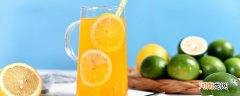 柠檬水用开水冲还是温水