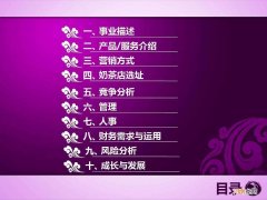 奶茶店创业ppt 奶茶店创业ppt模板免费